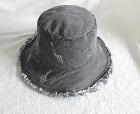 Chapéu tipo bucket hat, chapéu tipo bucket hat unissex chapéu ao ar livre,: Grey