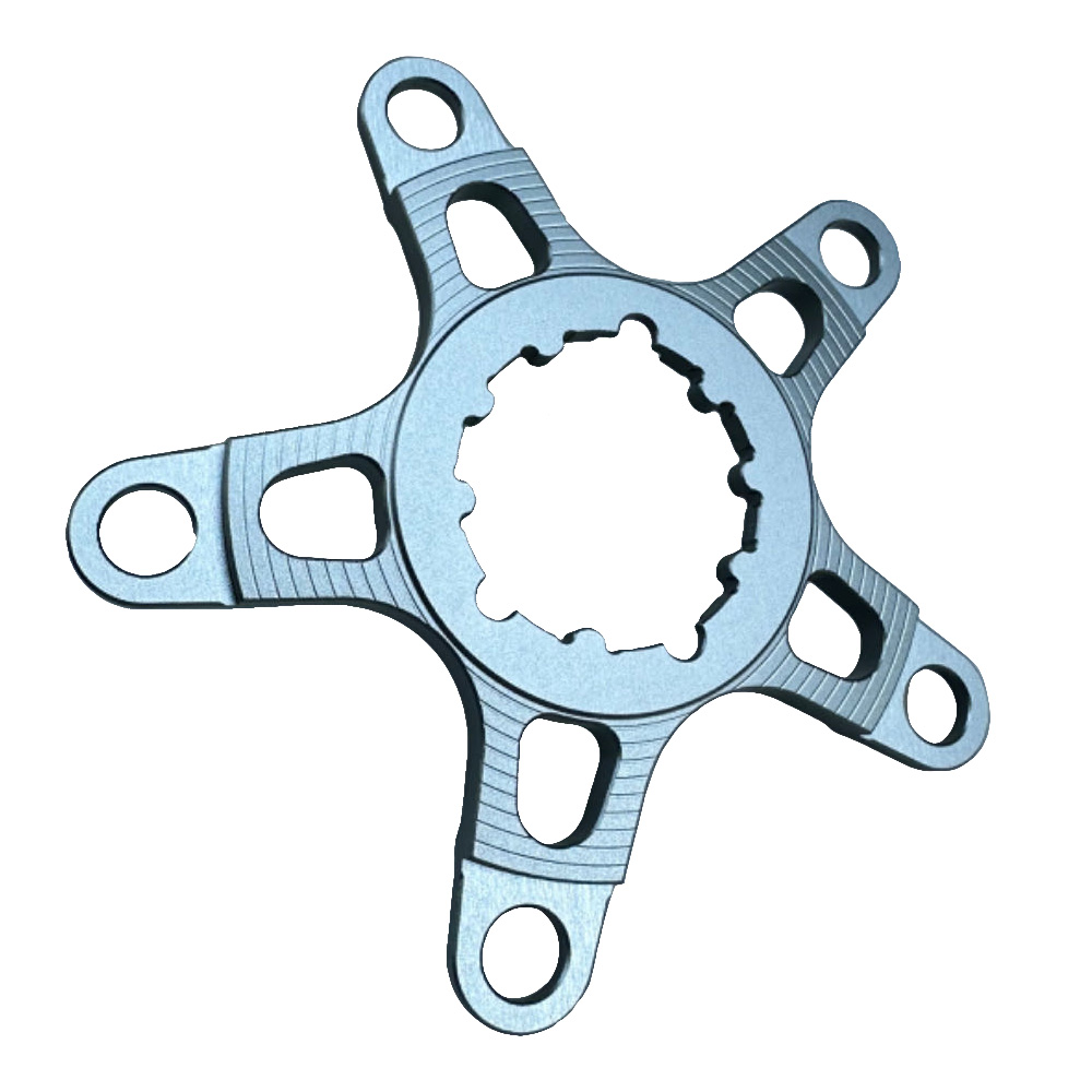 Direct Mount Kettingblad Converter Spider 104 110 130 BCD 4 5 Bolt Crank Arm Kettingwiel Adapter MTB Racefiets Vouwfiets onderdelen: Blauw