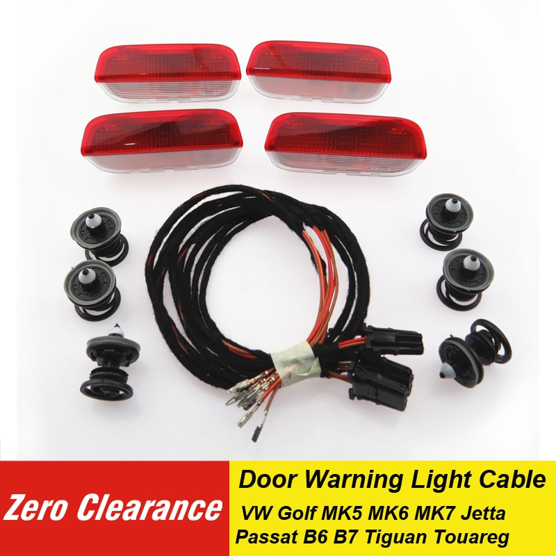 ZC Tür Warnung Licht Kabelbaum Für VW Golf MK5 MK6 MK7 Jetta Passat B6 B7 Tiguan Touareg 3AD 947 411 7L6868243 3B 0 972 702