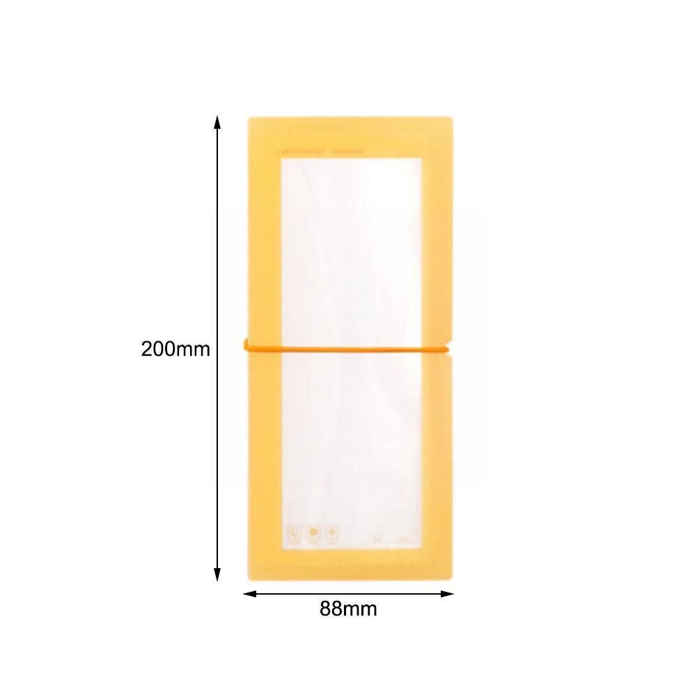 Pegatina de 30 ranuras para almacenamiento, libro de pegatinas, archivador, carpeta, folleto, tarjeta Idol, pegatinas decorativas transparentes, Stora M6W9