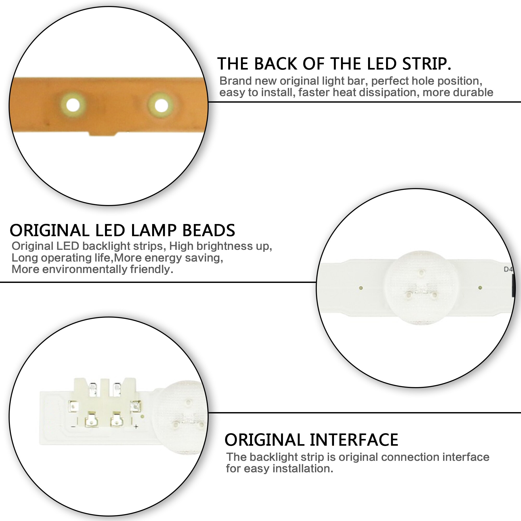 LED Backlight strip for samsung UA32H5080AJ UA32H5100AJ UA32H5100AK UA32H5100AR LT32E316EXQ/XE/EN LT32E316EX/XE UE32H5000AK