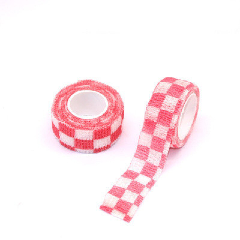 Finger bandage anti-wear student writing finger protective cartoon non-woven elastic self-adhesive finger bandage: Red box