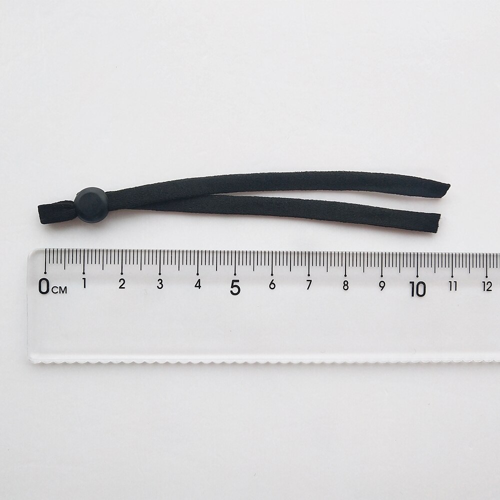 10 Pcs Diy Platte Masker Elastische Band Zwart Wit Rubber Touw Oor Opknoping Touw Verstelbare Zachte Elastische Naaien Ambachtelijke Accessoires