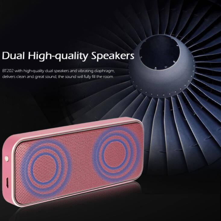 AEC BT202 Mini haut-parleur Bluetooth sans fil Portable haut-parleur avec chargeur Mini haut-parleur