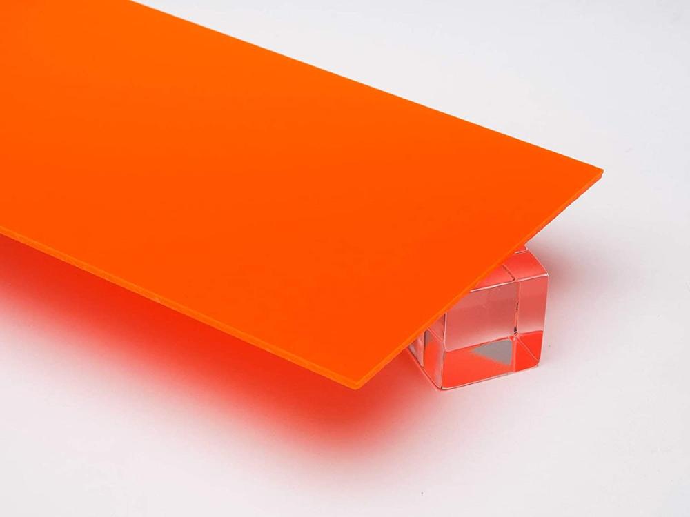 10 Stuks 100X100Mm Transparant Of Alle Kleur Acryl Plaat Plexglass Plaat 2,8Mm Dikte Zwart/Rood/Wit/Blauw En Meer: Orange