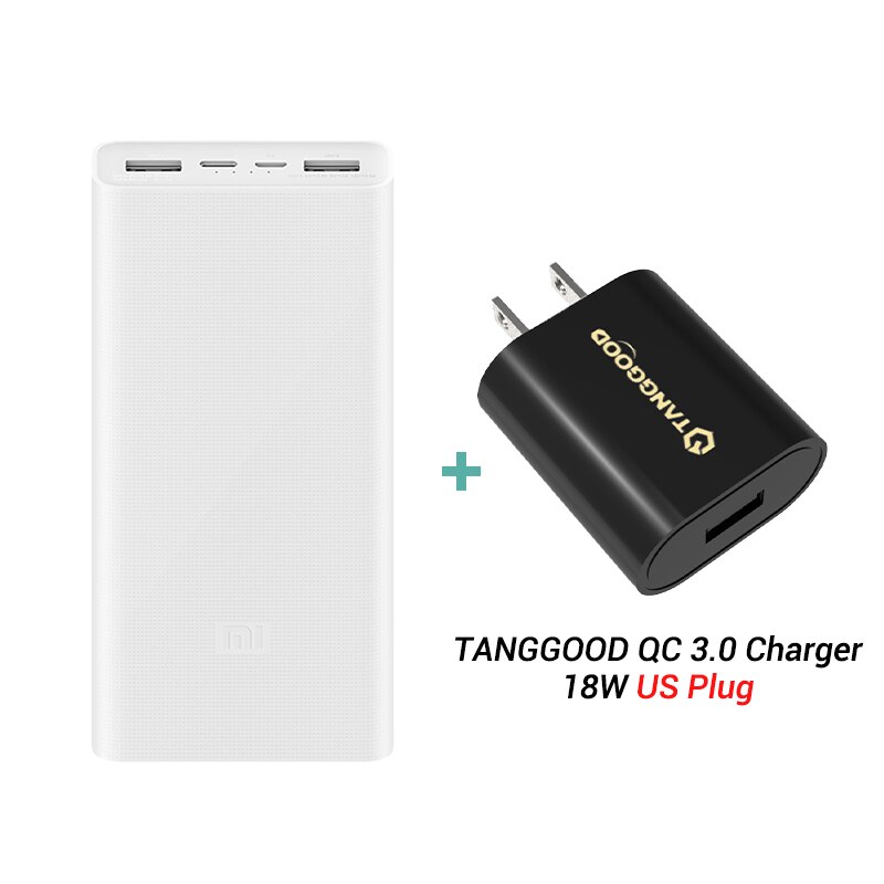 Xiaomi powerbank 20000 mah 3 plm 18zm 18w 2- -vejs hurtigopladning usb c bærbar mi powerbank 20000 ekstern batteri poverbank