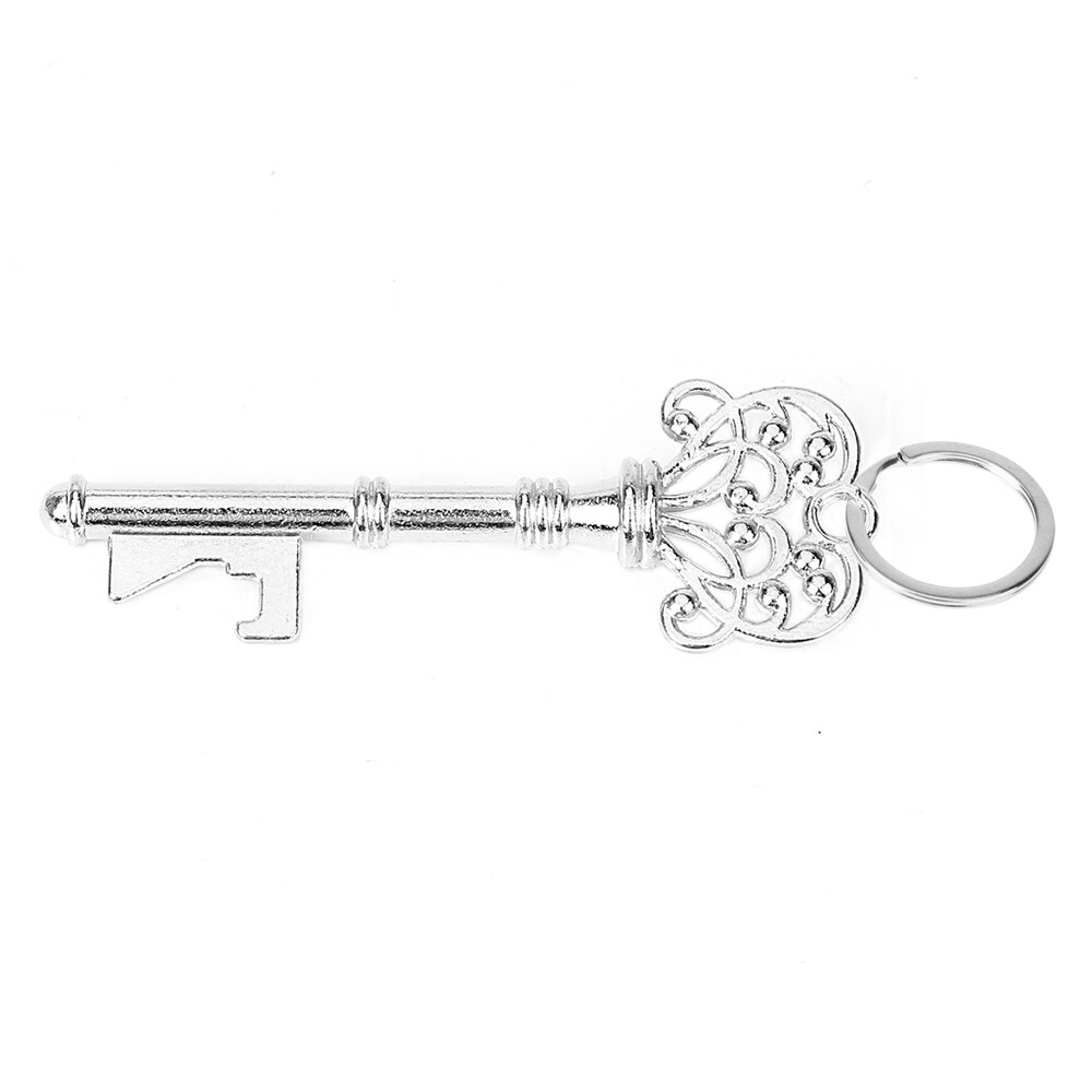 HOOMIN, abrelatas de Metal Retro, llavero para colgar en forma de llave para de boda, abridor de botellas de cerveza, multifunción
