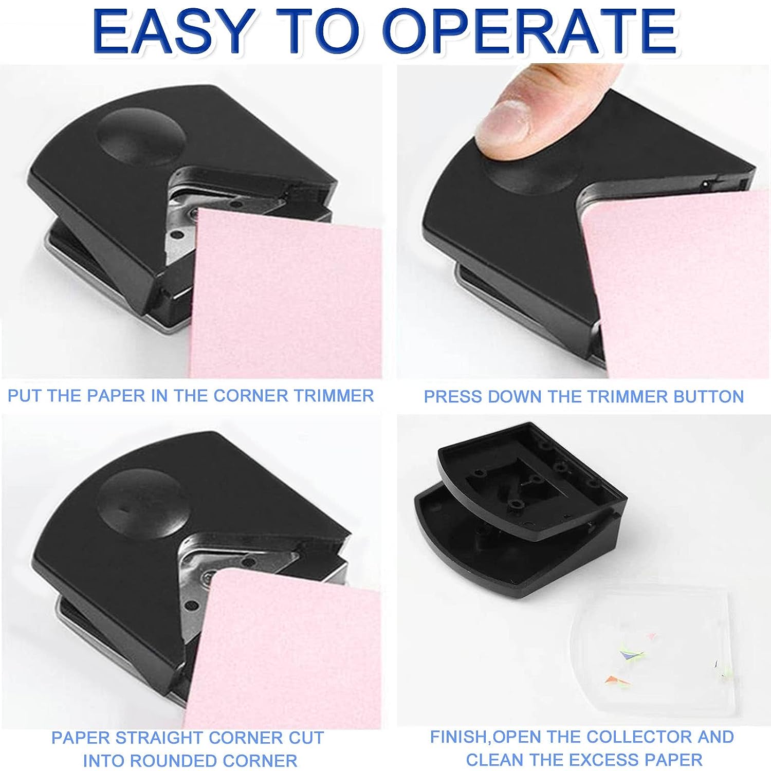 Draagbare R4 Hoekronder Papiersnijder Papier Cirkel Hoektrimmer Punch Voor Kaarten Foto Snijden DIY Craft Scrapbooking Gereedschap