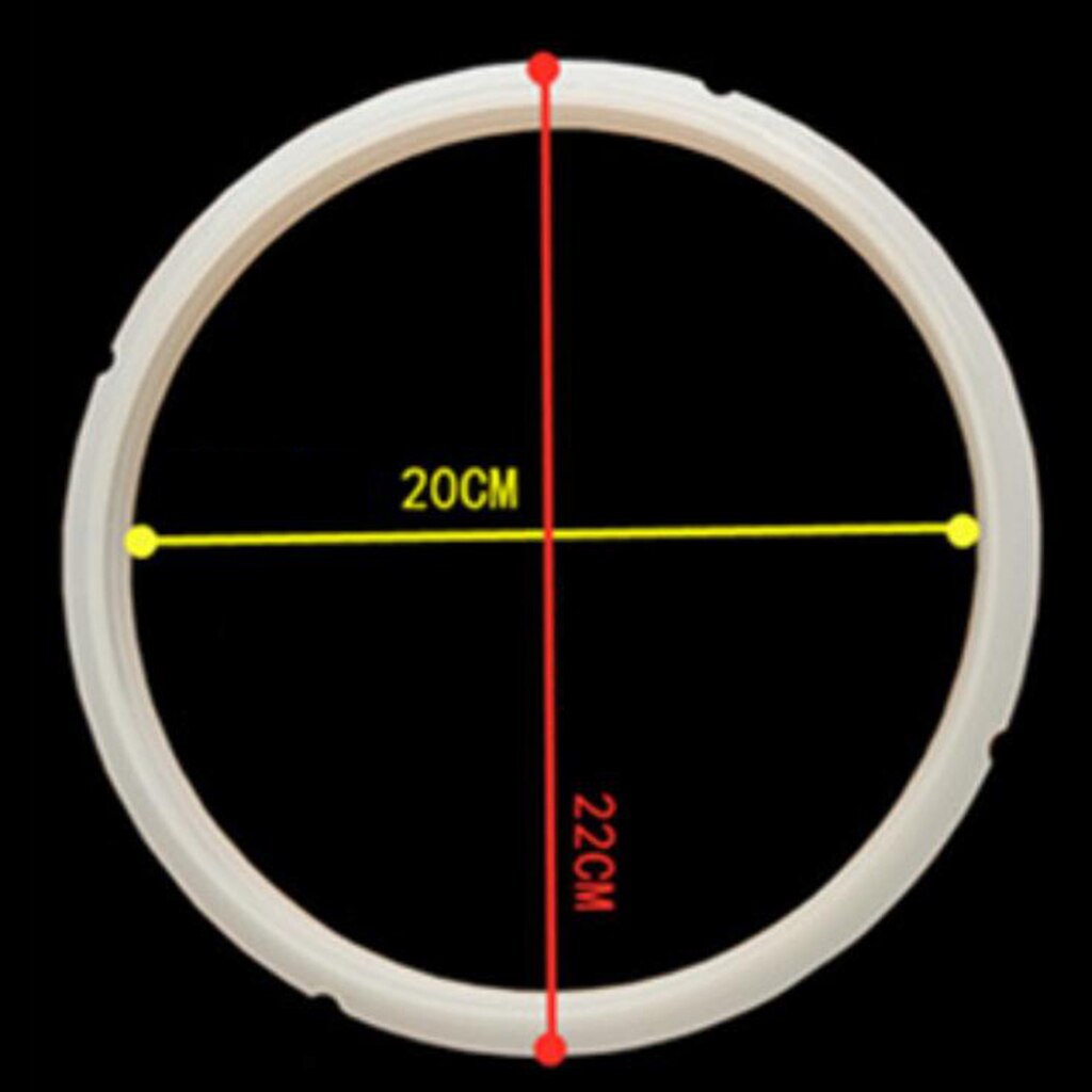 Electric Pressure Cooker Sealing Ring Power Pressure Cooker Rubber Gasket for Many 2.5 Liter / 4 Liter/ 5 Liter/ 6 Liter Models