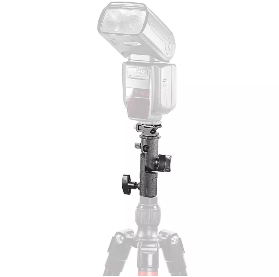 Accesorios de fotografía para Flash, soporte para Flash Speedlite, adaptador de 1/4 "y 3/8"