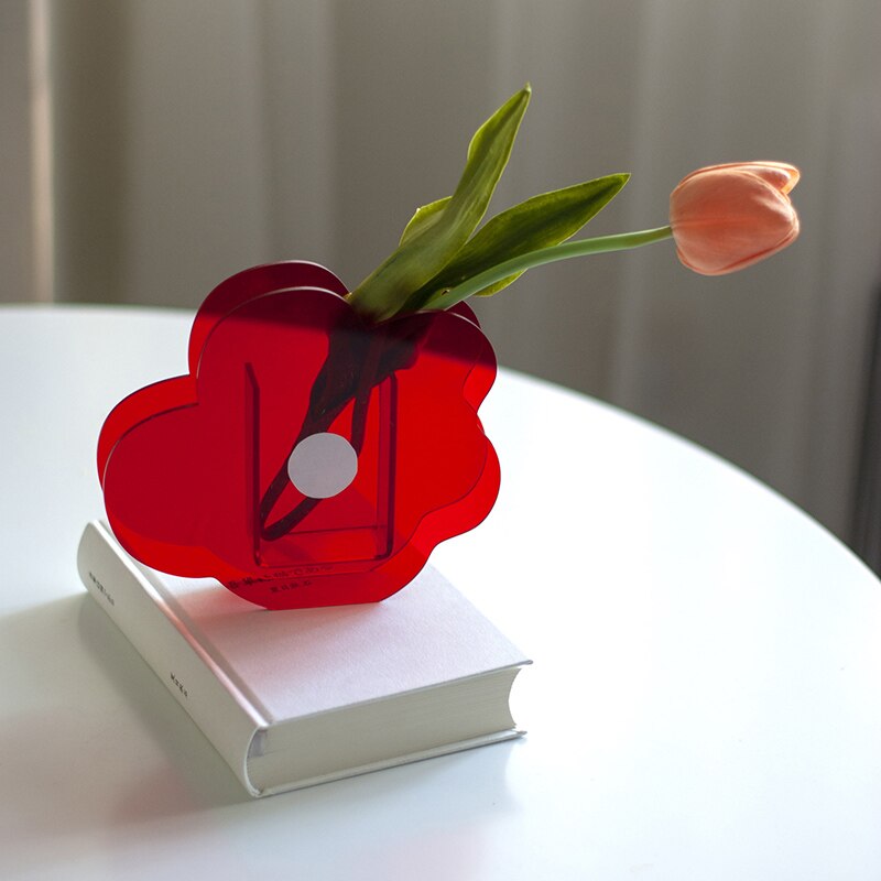O. Roselif Acryl Leuke Vazen Decoratieve Moderne Bloemen Vazen Wedding Woonkamer Centerpieces En Evenementen Decoratie