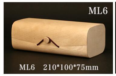 6 Pcs/lot Wood Color Wooden Tea Packaging Box Universal Black Tea Green Tea Packaging Box Jewelry Wood Box Buckle: C 21x10x7.5cm 6pcs