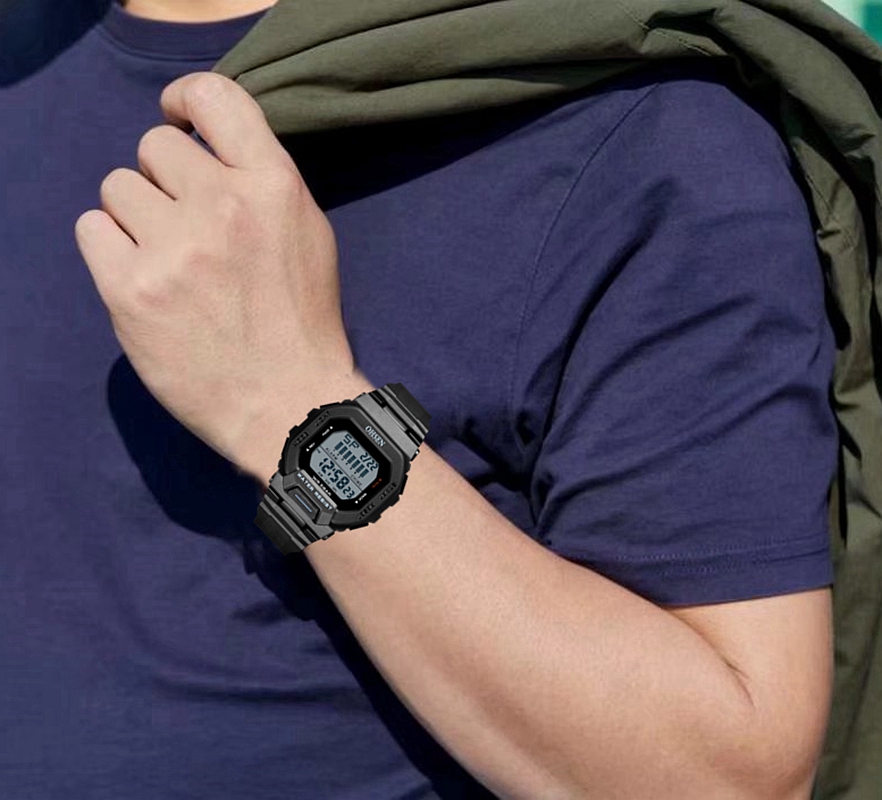 OHSEN draussen Herren Frauen Digitale Sport Uhr 5ATM tauchen Multifunktionale Wasserdichte Armbanduhren Männlichen Uhren reloj hombre
