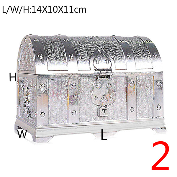 Plastic Casket Pirate Treasure Box Crystal Gem Jew... – Grandado