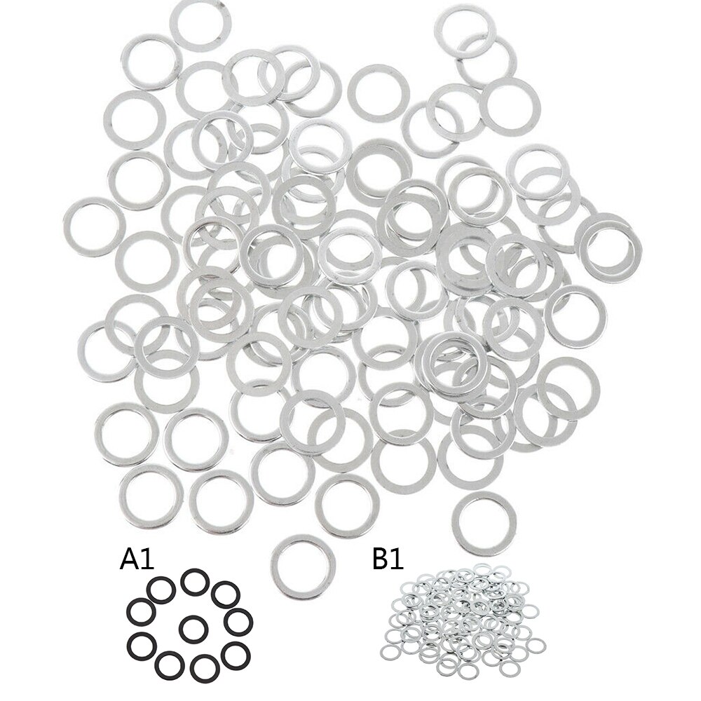 100Pcs Skateboard Truck Axle Washers Rings for Speed Bearing Performance Outdoors Skateboarding Accessories