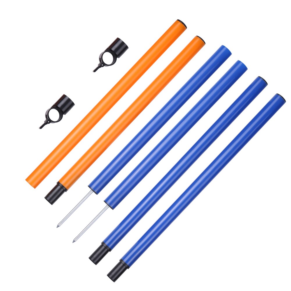 Outdoor Pet Dog Agility Sports Games Training Equipment Dogs Jump Hurdle Activity Agility Exercise Pole Set with Carrying Case