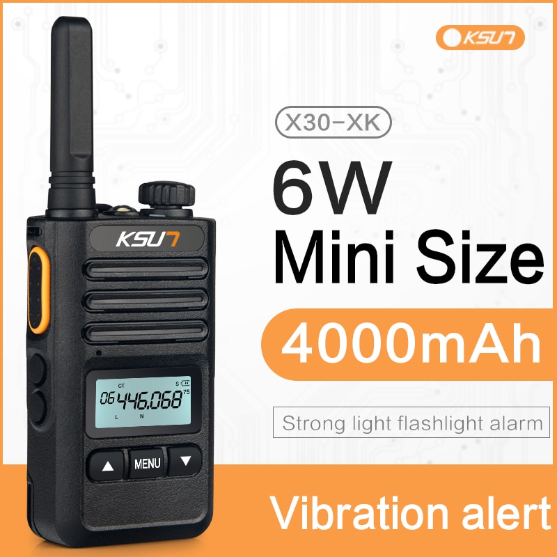 Mini KSUN KS-XK Bangladesh 6W 4000mAh talkie-walkie 50km Radio bidirectionnelle