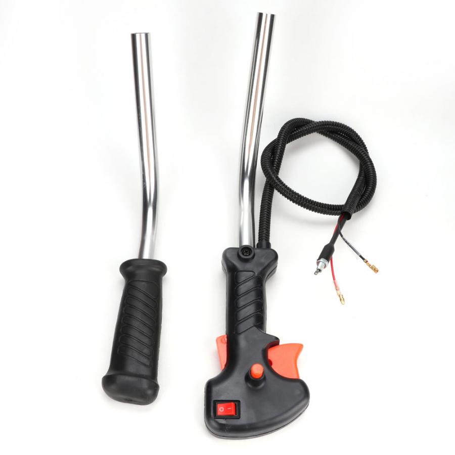 Shoulder Carrying Mower Control Handle Throttle Switch Replacement Accessories Lawn Mower Parts Lawn Mower Handle: 01