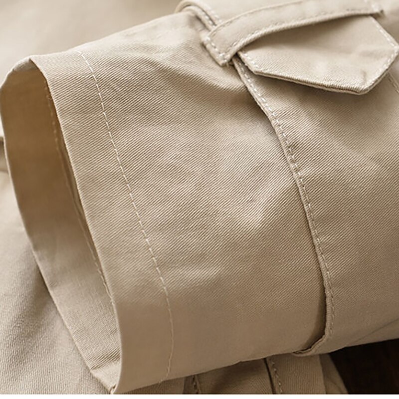 Chaquetas largas coreanas para bebés y niñas, abrigo cortavientos para adolescentes, abrigos de rosa y caqui, prendas de vestir