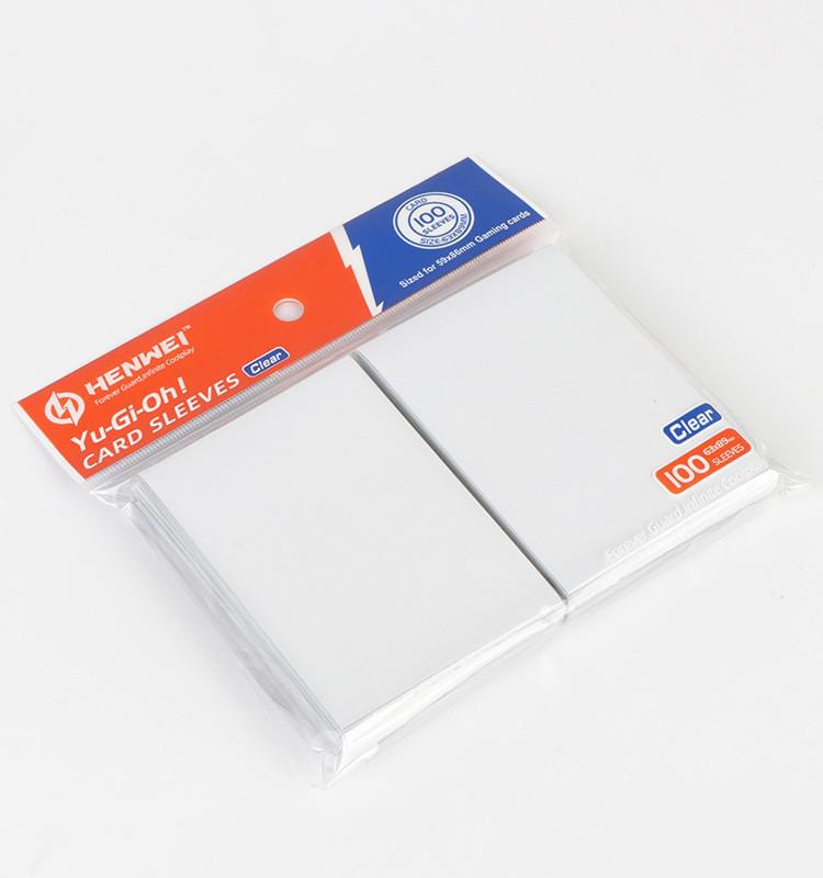 Matt Scrub Kleurrijke Backs Card Sleeves Kaarten Protector Voor Bordspel Kaarten Yugioh: White 100 PCS