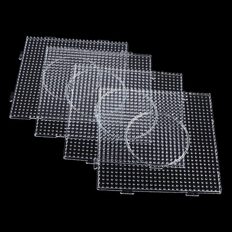 4pcs Hama Beads Pegboards 15cm Beads Template for Making Iron Beads Boards