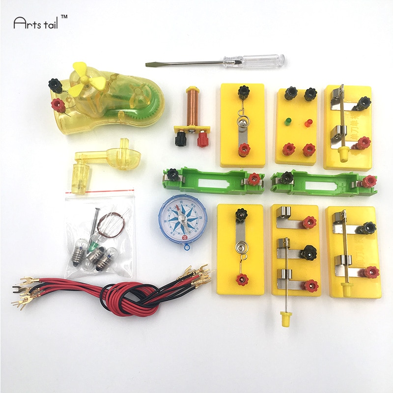 Electricity Learning Test Box Getting Started Electromagnetic Physics Equipment Science Experiment Class Teaching Aids