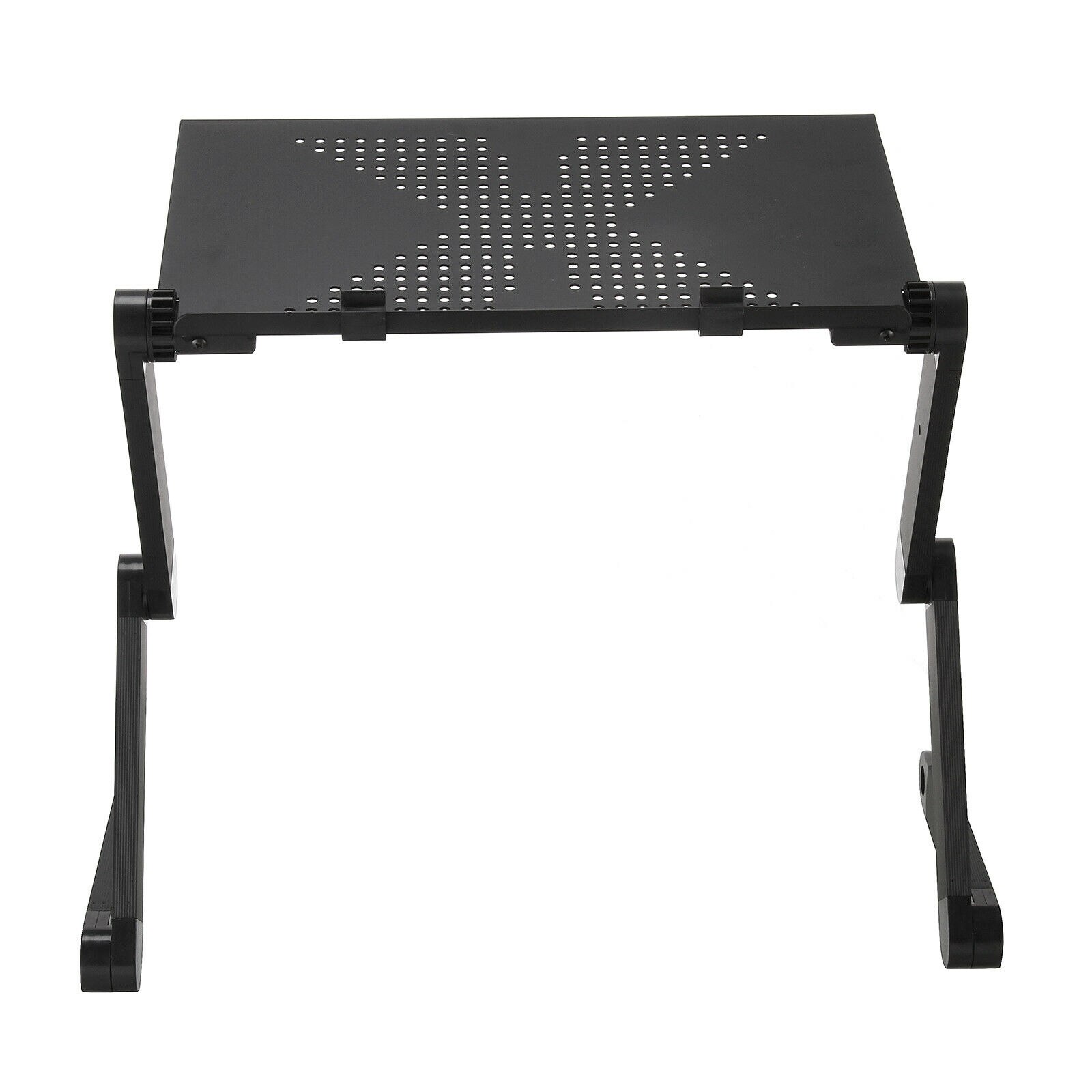 Adjustable Portable Folding Laptop Desk Computer Table Stand Tray for Bed Useful Side Tables Furniture Living Room Table