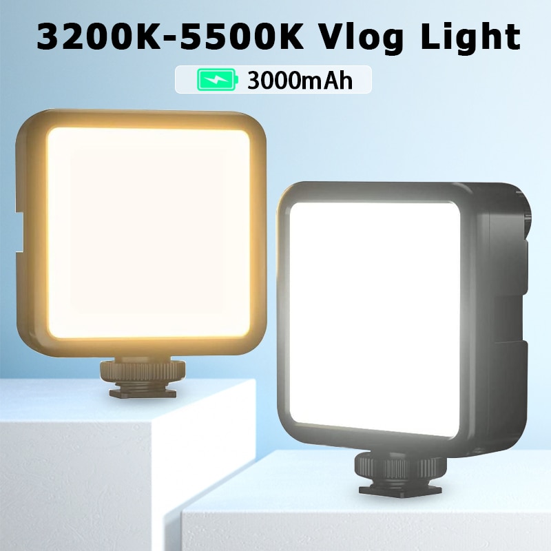 Ulanzi VL81 3200K-5600K 850LM 6.5W Dimbare Mini Led Video Light Smartphone Slr Camera Oplaadbare Vlog licht Invullen