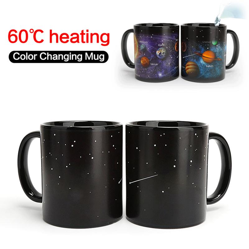 And Practical Homeware Temperature Change Color Starry Sky Ceramic Cup Practical Items Temperature Change Color Cup