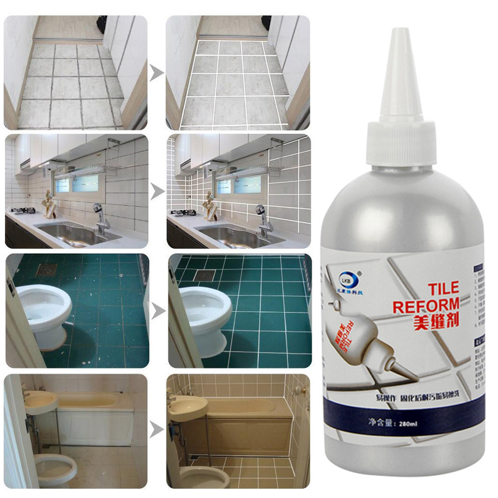 Tile Gap Refill Agent Tile Reform Coating Mold Cleaner Tile Sealer Repair Glue