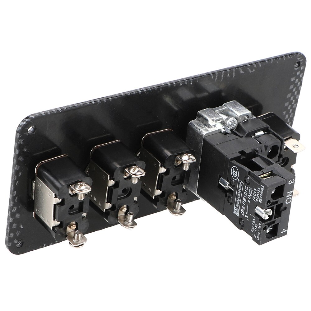 12V LED Toggle Switch Ignition Switch Panel LED Carbon Fiber for Racing Car Engine Start Push Button Car Accessories