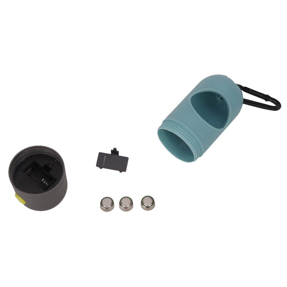 Animal de compagnie chien chiot caca sac distributeur boîte lampe de poche LED sac de déchets chat porte-étui