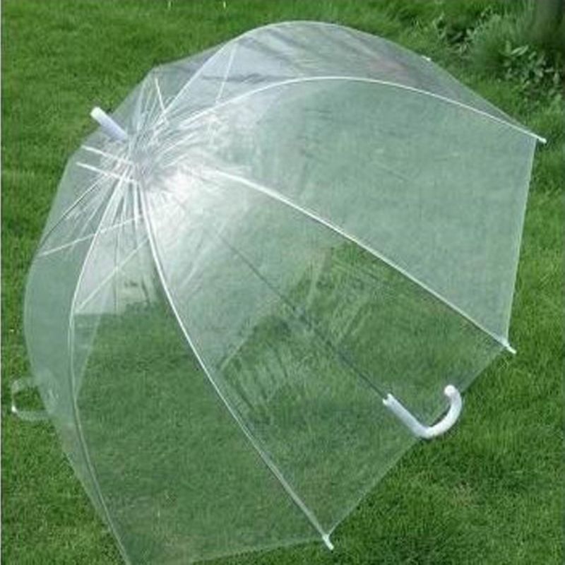 Transparent Clear Bubble Dome Shape Umbrella Outdoor Windproof Umbrellas Princess Weeding Decoration