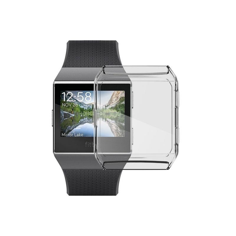 5 couleurs souple housse de protection en TPU protecteur d'écran étanche antichoc montre intelligente accessoires pour Fitbit ionique