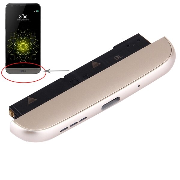 G5 Boden Modul (Ladung Dock + Mikrofon + Lautsprecher Klingelton Sommer) für LG G5/H840/H850/H845 praktisch Ersatz Teile: Gold
