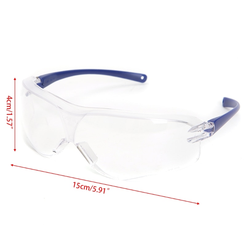 Arbejdssikkerhedsbeskyttelsesbriller anti-stænk vindstøvtætte beskyttelsesbriller øjenbeskytter
