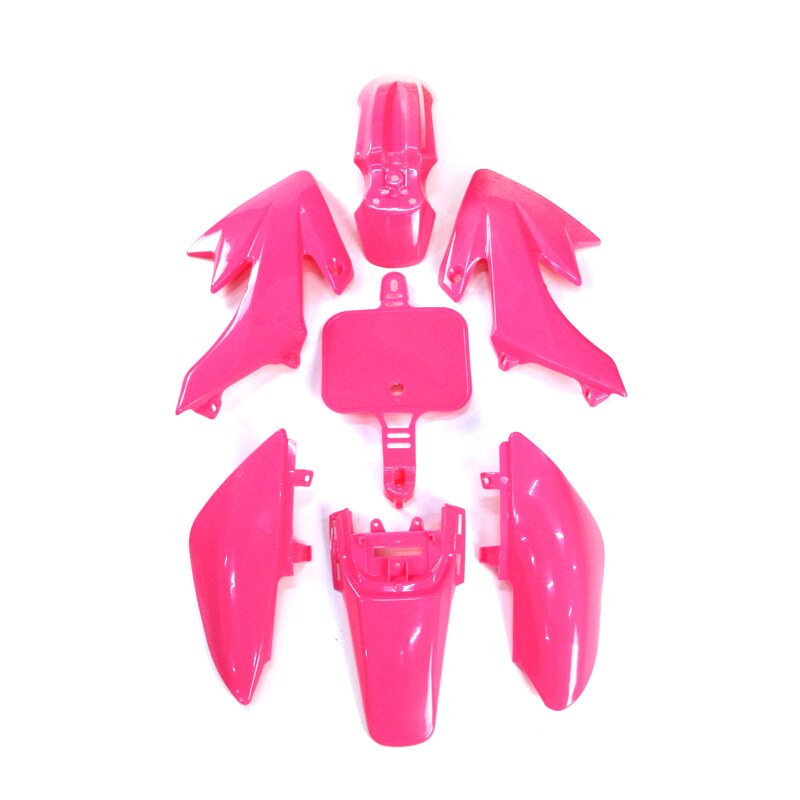 Pink fairing plast fender body kits til crf 50 xr50 thumpstar ssr pit snavs cykel 50cc 70cc 90cc 110cc 125cc 140cc 150cc 160cc
