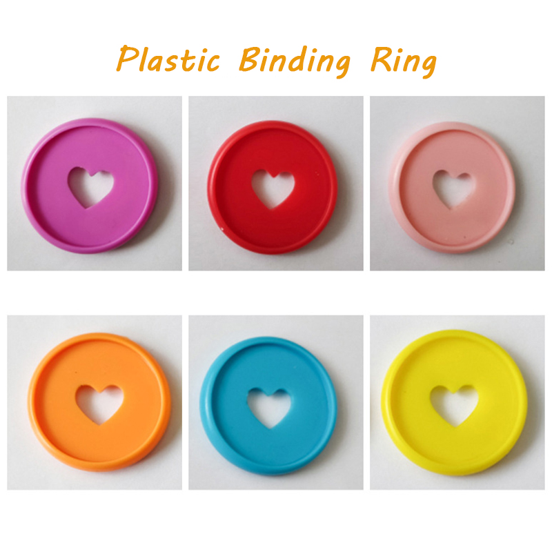 8PCS 35mm Kunststoff Bindung Ring Pilz Loch Liebe Lose-blatt Bindung Taste DIY Buch Schleife Lose-blatt Bindung Ring Disc Schnalle