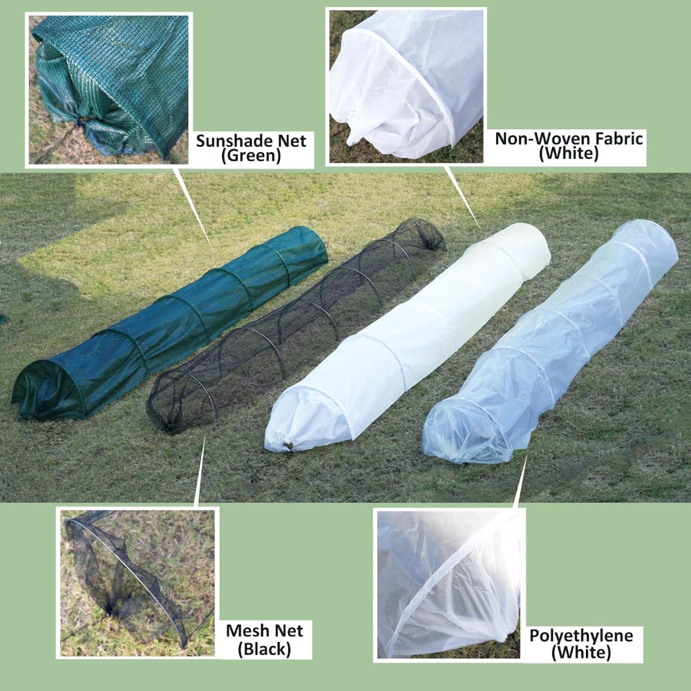 Filet d'ombrage pour Tunnel de jardin 3M, libération rapide, prévention des insectes, serre Portable et pliable pour Tunnel de jardin