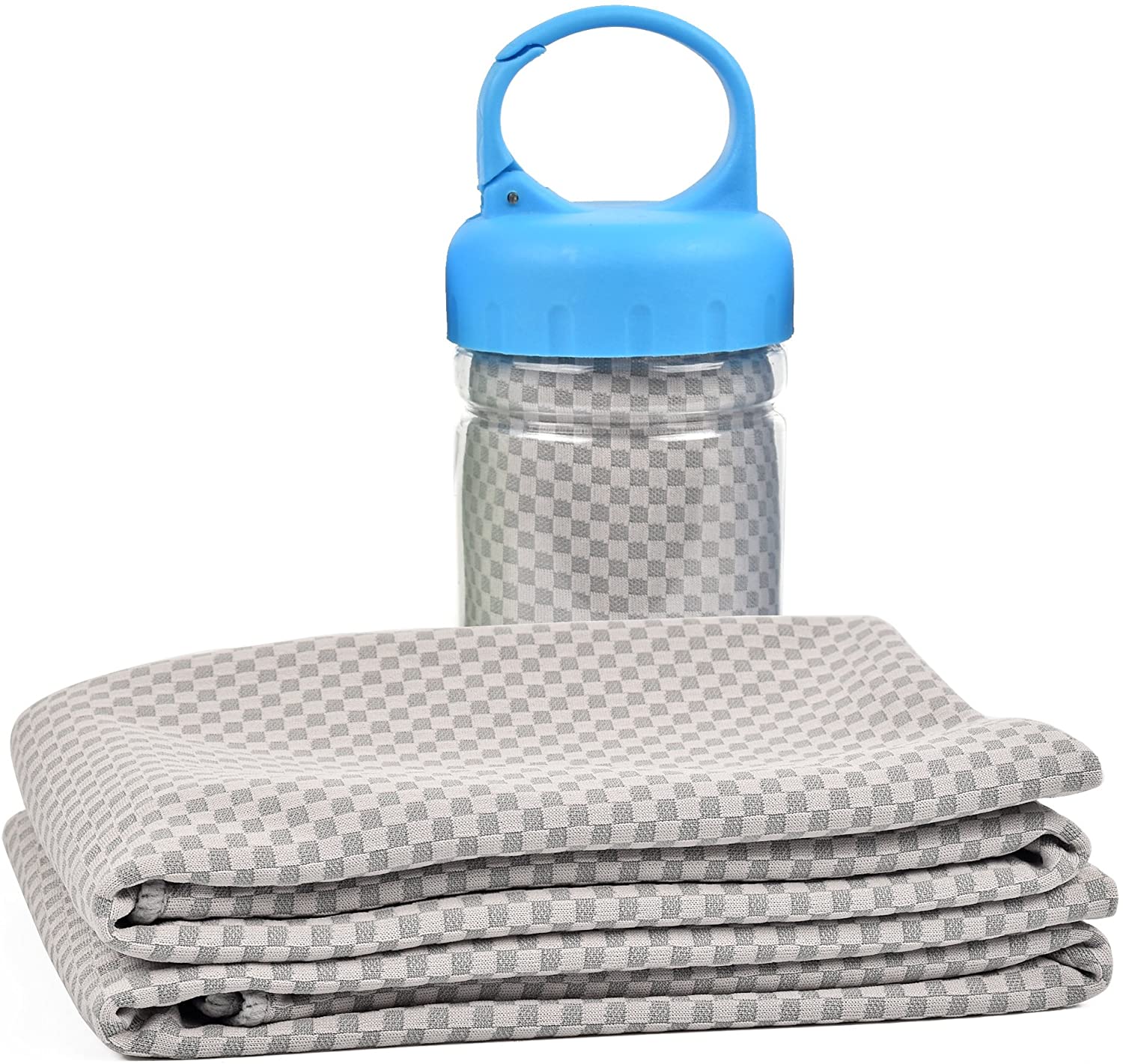 Cold Feeling Towel Anti Ultraviolet, Anti Heatstroke, Super Absorption, Mountaineering, Swimming And Traveling, Multi-purpose: Light Grey