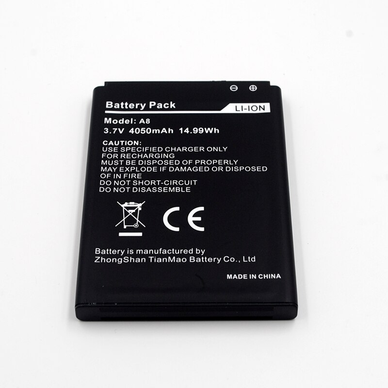 Roson-Batería de teléfono móvil para AGM A8 A1 Q, batería de repuesto de 4050mAh para AGM A8 SE, batería de iones de litio para Teléfono Móvil Inteligente