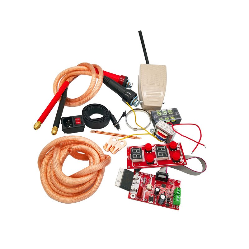 Spot welding machine DIY kit 18650 lithium battery spot welding machine assembly kit without main transformer: D04 100A board kit