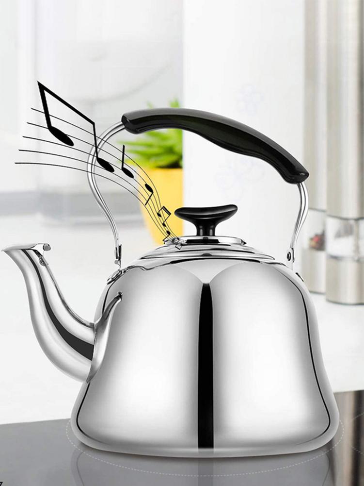 4/5L Kettle Coffee Stainless Steel Sound Kettle Large-capacity Sound Kettle Gas Induction Cooker General Purpose Hotel Pot