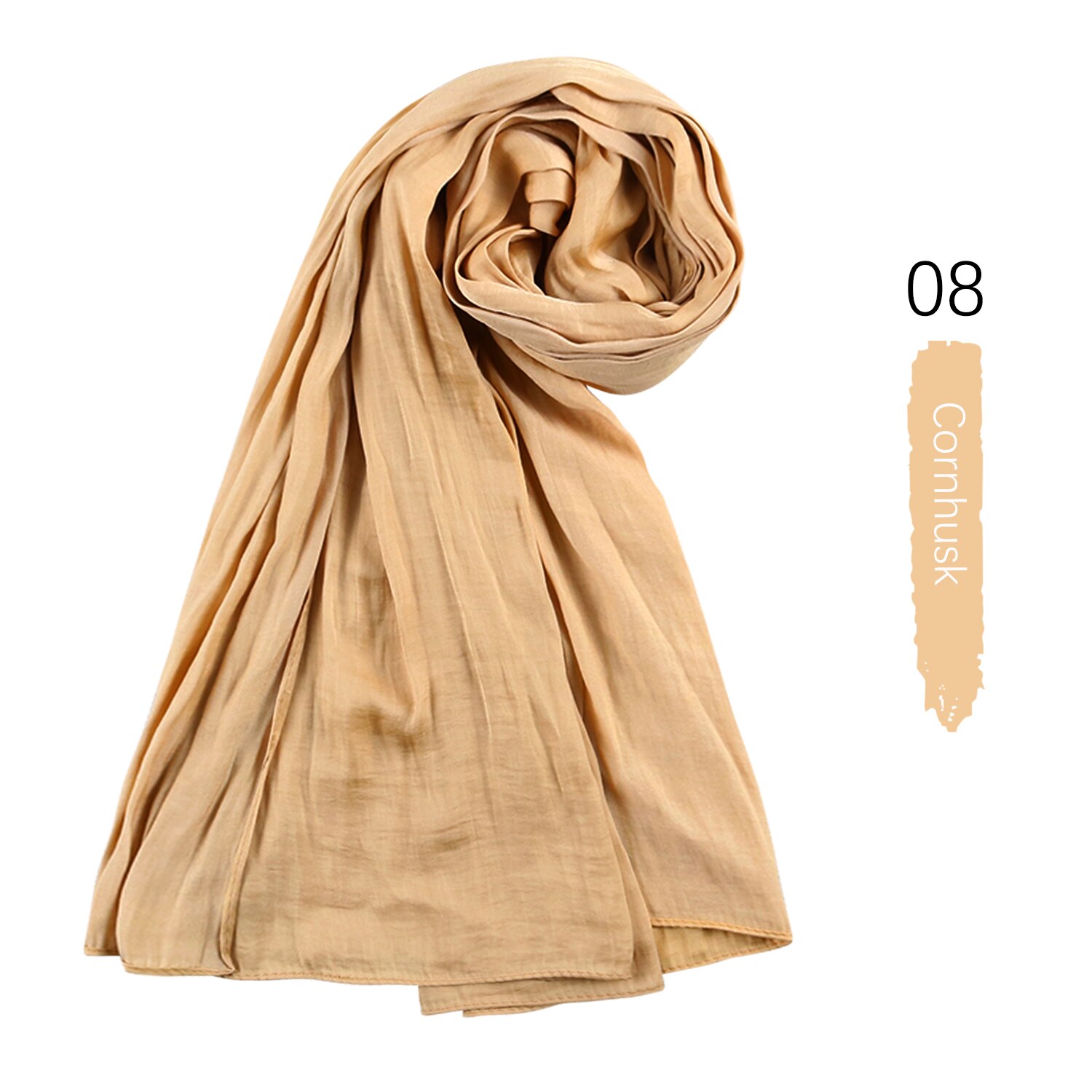 180*80cm miękki woal hidżab szalik dla muzułmanki Kim SideHeadscarf femme musulman holandia arabskie szale i okłady: 08