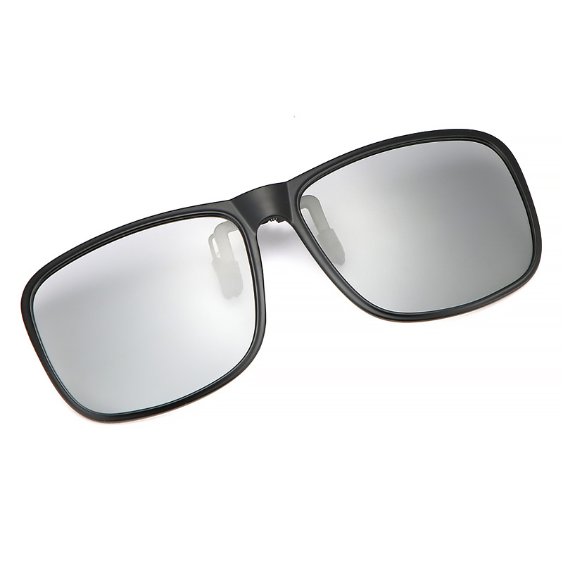 Sonnenbrillen-Clip für Damen und Herren, hochklappbar, polarisierte Sonnenbrille, zum Fahren, Nachtsicht, zum Anklipsen, Angeln, Radfahren