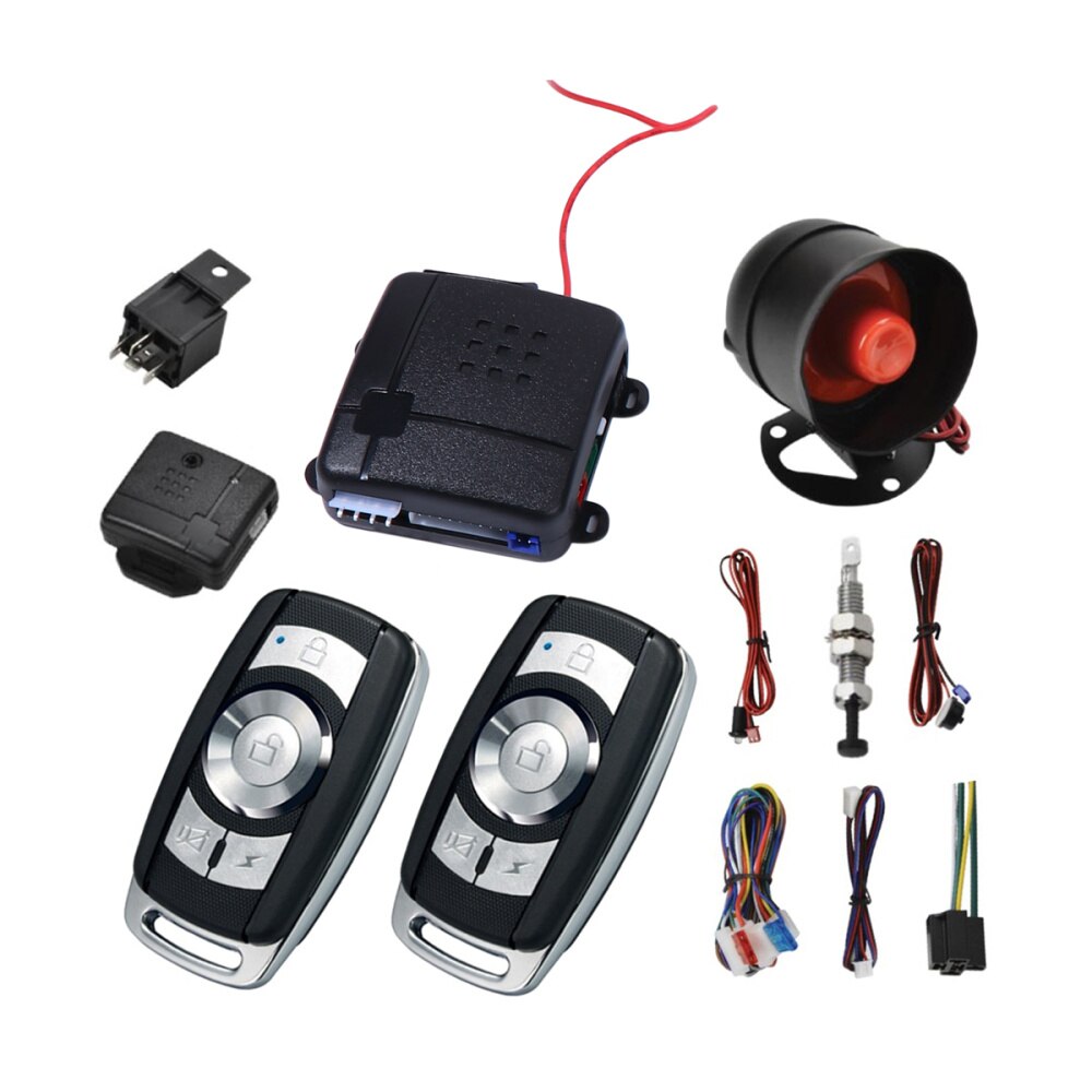 1 Set Van Auto Alarm Systeem Smart 12V Systeem Alarmsysteem Alarmsysteem Voor Voertuig Auto Auto