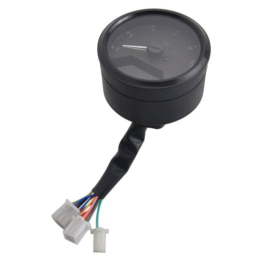 Universal Multi-function LCD Digital Odometer Tachometer Speedometer Gauge For Honda CB Scout Cafe Bobber 2-4 Cylinders Bikes: no bracket