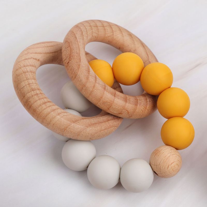 15mm 20 pièces Silicone perles bébé dentition perles bricolage à mâcher dentition pour bébé directe