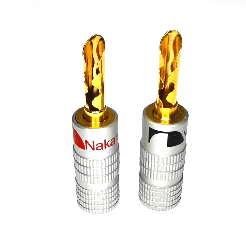 4PCS Nakamichi Speaker Banana plug connectors