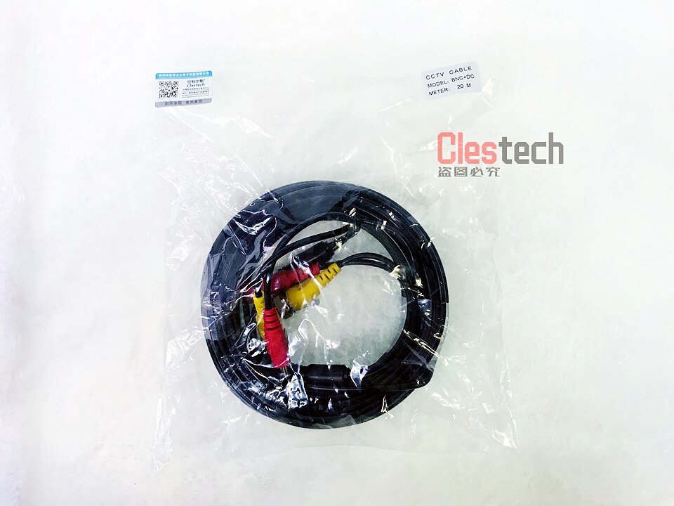 20m Special offer Video+power BNC+DC 2in1 two in on AHD Cable HD copper Security CCTV Camera for DVR Extension extension Wires